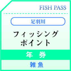 足羽川漁業協同組合　年券　雑魚　5000円
